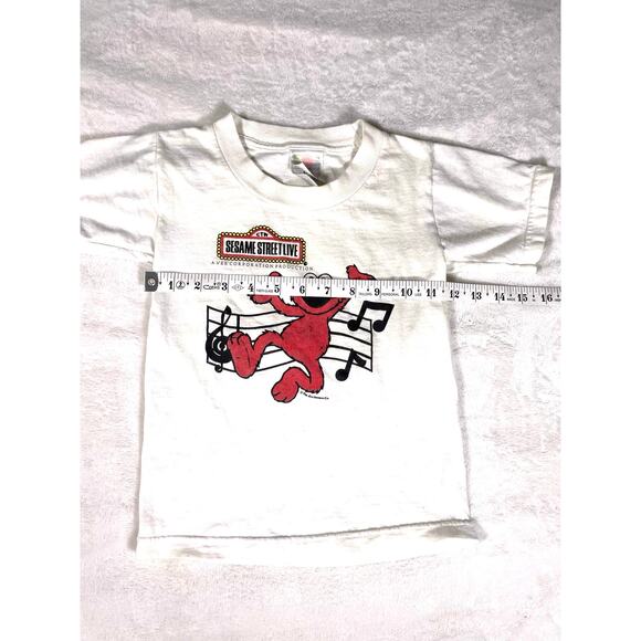 Vintage Sesame Street Live Elmo T-Shirt Kids 2T/4T - Picture 3 of 6